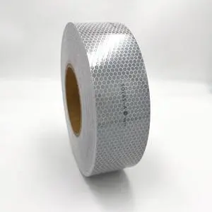 OEM Die Cut 3 M 3150A Silver White Reflective Tape 3 M Safety Reflective Adhesive Tape Waterproof Safety Warning Tape