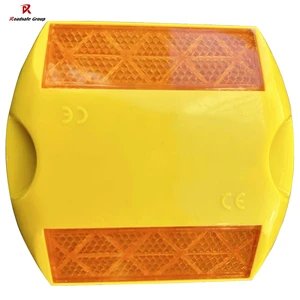 ABS Plastic Double-Sided Road Stud Round Solid Reflective Cat's Eye Highway Sign Traffic Warning Product