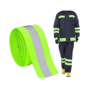 High Visibility Reflective Fabric Tape Reflective Ribbon Patch Straps Bands for Safety Running Reflective