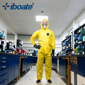 Iboate Brand Type 3 Highly Effective protection Yellow Chemical Safety Clothing