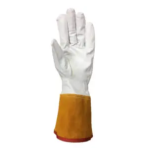 Wholesale Hotsale TIG Welding Gloves 12 Inches Goatskin Leather Keystone Thumb Cowhide Cuff Leather Welding Gloves