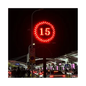 Highway Solar Road Traffic Sign Stop Traffic Light Octagonal STOP Led Flashing Warning Sign with Solar Energy Warning Board
