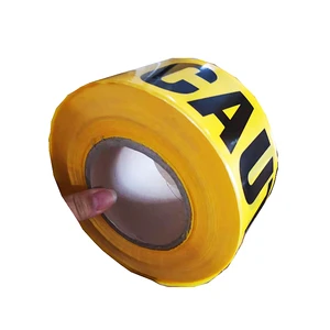 Logo Printed Polypropylene 70mm Warning Tape Non Adhesive for Promotion