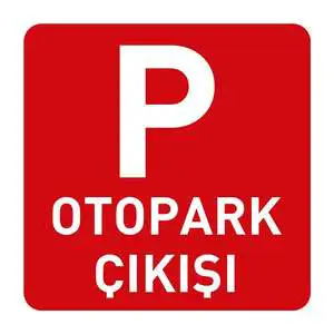 Reflective Parking Lot Exit Sign Traffic Safety Warning Board Essential for High-Area Visibility