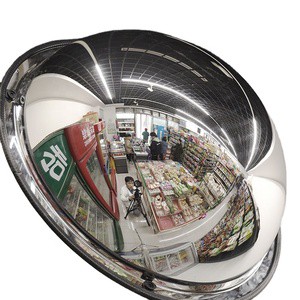 Indoor Anti-theft Convex Mirror, 90cm Full Dome Mirror 360 Degree Convex Mirror for Warehousing