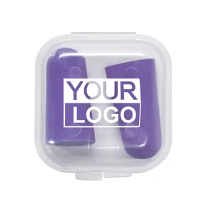 Custom Foam Ear Plugs Noise Cancelling Disposable Earplugs With Case