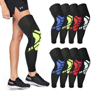 Full Leg Sleeves Long Compression Leg Sleeve Knee Sleeves Protect Leg, for Man Women Basketball, Arthritis Cycling Sport HA05018