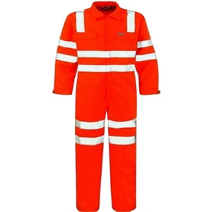 Cheap Reflective Fire Safety Clothing Red Safety Coverall