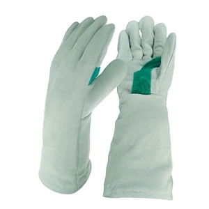 Tough Leather Welding Gloves For Arc And Cutting Breathable Welding Gloves With Sweat Absorbing Liner Welding Gloves