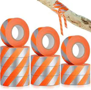 OEM High Reflective Diagonal Warning Tape 50m Length Waterproof PVC Safety Barrier Tape for Construction Site Custom Logo Print