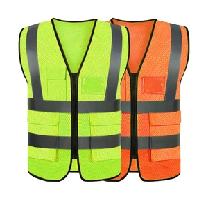 Glory Custom Waterproof Adjustable Lightweight High Visibility Reflective Safety Work Vest