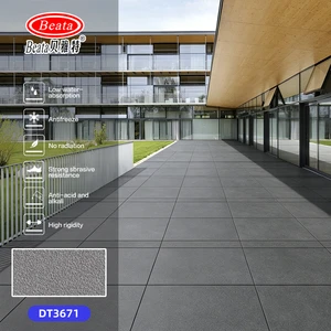 Beata Modern 600x1200 Porcelain Floor Tile Black Granite Paving Outside Driveway Sidewalk Brick Ceramic Mat Black 1200 X 600