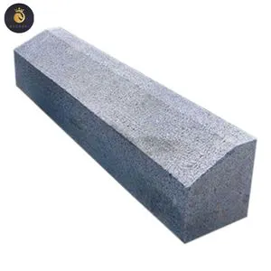 Border Upstand Road Side Curb Stone Price Garden Road Pool Standard Kerbstone Sizes Chinese Gey Granite Curbstone Types