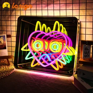 Custom Private Label 3d Infinity Mirror With Fast Shipping Abyss Melaleuca Mirror Custom Led Sign