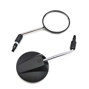 SH-1920 10mm Universal Scooter Rearview Mirror Convex Wide-Angle Handlebar End Alloy