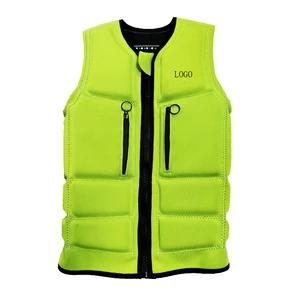 Neoprene 300D Oxford Swim Vest EPE Foam Adult Life Saving Swimming Sea Fishing Life Jacket for Rafting