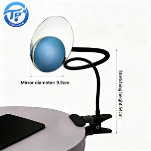 Office Desk Privacy Screen Portable High-Definition Acrylic Convex Mirror with Iron Frame Side-View Privacy Screen for Computers