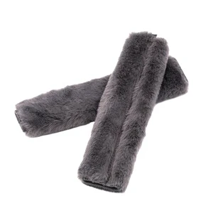 Authentic Sheepskin Car Seat Belt Pad, 2 Pack Soft Seat Belt Cover for Shoulder Pad Neck Cushion Protector Car Accessories