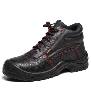 Source Manufacturer's Super Fiber Leather Classic Safety Shoes, Impact Resistant and Puncture Resistant Labor protection Shoes
