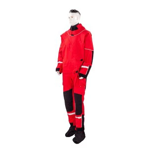 High-Visibility Dry Water Rescue Clothing - Durable Nylon Fabric Anti-Impact & Thermal Protection for Rescue Personnel