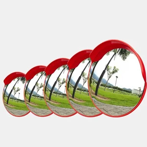 60/80/100 cm Road Mirror Driveway Traffic Convex Mirror for Safety Blind Spot Outdoor