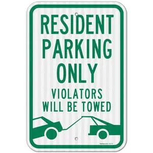 Custom Design Reflective Plastic PVC Aluminum Street Parking Sign Road Safety Traffic Sign Warning Sign Metal Tin Sign Wholesale