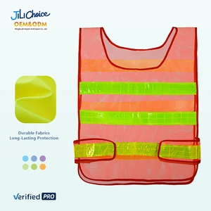 J&L 2025 OEM Blue Safety Vests Reflective Equipment Protective Vest Jacket Reflective Rain Coat Safety Clothing