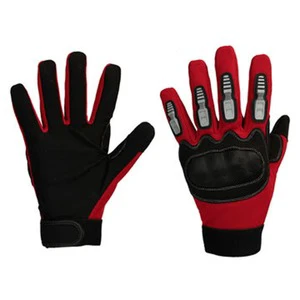 GLOVE MAN Custom Heavy Duty Polyester Impact Industrial Safety Work Driving Tig Welding Gloves Anti-static Diamond Texture