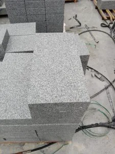 GFlamed Sawn Cut Modern Exterior Granite Border Curb Kerb Paving Stone