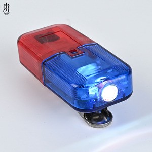Highly Visible Patrol LED Strobe Traffic Light Durable Red Blue Shoulder Traffic Flashlight Warning Light