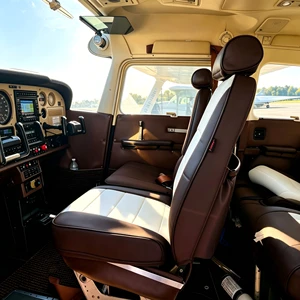 EKR Factory Price Airline Branded First Class Experience Leather Luxury Style Anti-slip Sound Absorbing Private Jet Seat Covers