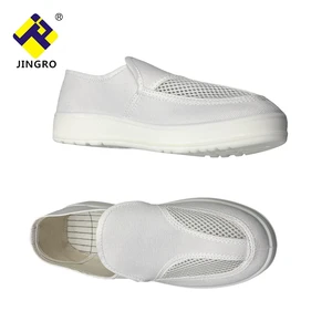 Anti-static Labor protection Shoes Factory Price White Canvas Anti-static Safety Shoes for Clean Room