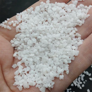 Natural ISO9001 Approved CE Certified Color Stable High Density For Modern Outdoor Paths White Garden Gravel Crushed Stone
