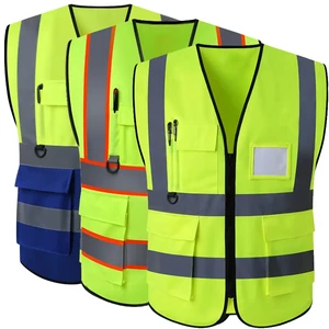 High Visibility Reflective Safety Vest Jacket Security Reflective Working Clothing Sanitation Workers Clothes for Road