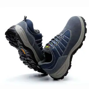 Wholesale Pu Labor Protection Shoes Men Breathable Anti-Static Safety Non Slip Shoes