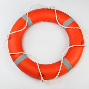 Factory Price Life Buoys Marine Inflatable Life-buoy Reflective Orange Ring Plastic Accessories for Swimming Pool