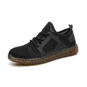 Construction Site Construction Breathable Labor Insurance Shoes Anti-smashing Anti-piercing Low Cut Protective Safety Shoes
