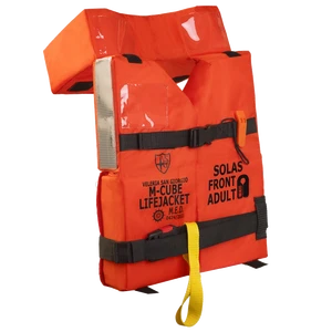 M-CUBE R1 Orange SOLAS Life Jacket 150N MED Certified Compact Design World's Smallest First Truly Foldable Vest Crotch Strap PL