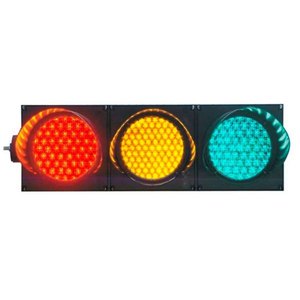 Factory Best Selling Plastic Cased High Brightness 400mm Red Yellow and Green LED Traffic signal Light