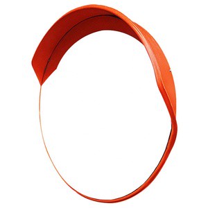 EAGLE 45cm Orange Red Convex PC Mirror with 180 Degree View for Traffic Security and Outdoor Road Corners
