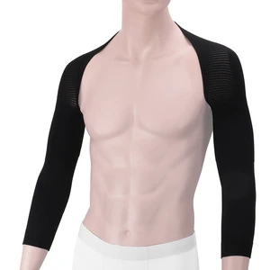 Compression Arm Sleeves With Wrap Across Upper Back for Support Post Mastectomy Lymphedema Edema