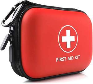 Tomitomo Custom Logo Waterproof EVA Mini First Aid Kit With Carabiner For Outdoor Car Home Travel