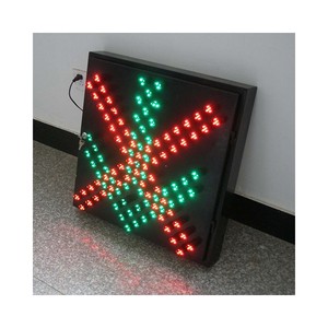 Factory PC Material Road Safety DC12V 200mm Traffic Light Lamp Red Green 100mm Ip 65 Traffic Light X and Arrow Traffic Light