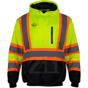 Men's ANSI Class 2 EN ISO 20471 Class 2 Waterproof Working Uniforms 65%Polyester 35%Cotton Fluorescent Safety Reflected Tape