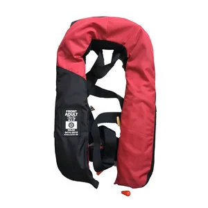 SOLAS/MED Approved EC 150N/275N Double Chamber Double CO2 Cylinders Automatic Inflatable Life Jacket