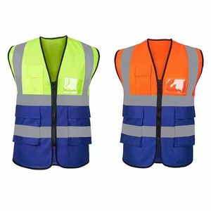 Night Riding Running Hi-vis Safety Vest Reflective Jacket Security Construction Engineer Cleaner Reflective Safety Uniforms