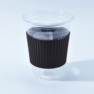 Wholesale Cup Sleeve Silicone Protective Cover Anti-Slip for Glass Cup Tumbler Water Bottle Drinkware
