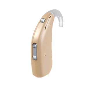 Signia Prompt SP 8 Channels Programmable Binaural BTE Hearing Aids with Eco-Friendly Design Class I 675 Battery for Deafness