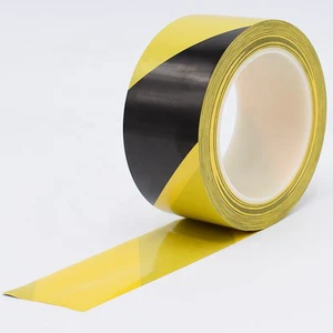 High Quality PVC Floor Marking Black Yellow Striped Green Caution Tape Barrier Caution Tape