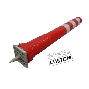 High Quality Separable Plastic Traffic Warning Lane Delineator Wholesale Roadway Road Sign
